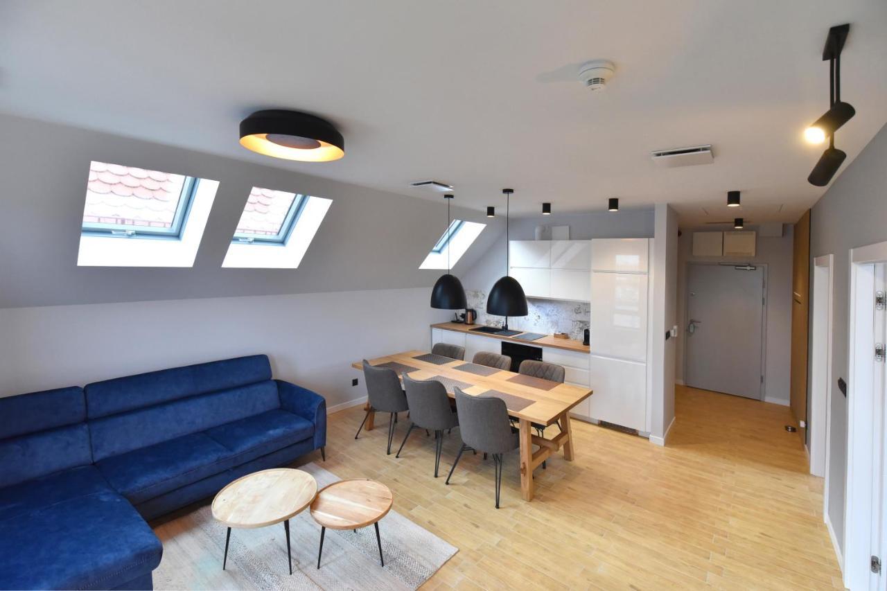 River'S Touch Apartament Grand Z Widokiem Na Odre Szczecin Bagian luar foto