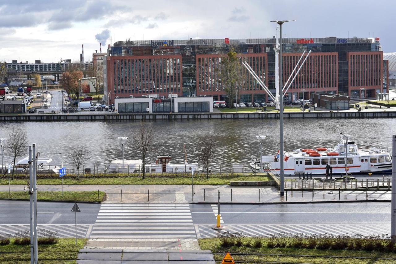River'S Touch Apartament Grand Z Widokiem Na Odre Szczecin Bagian luar foto